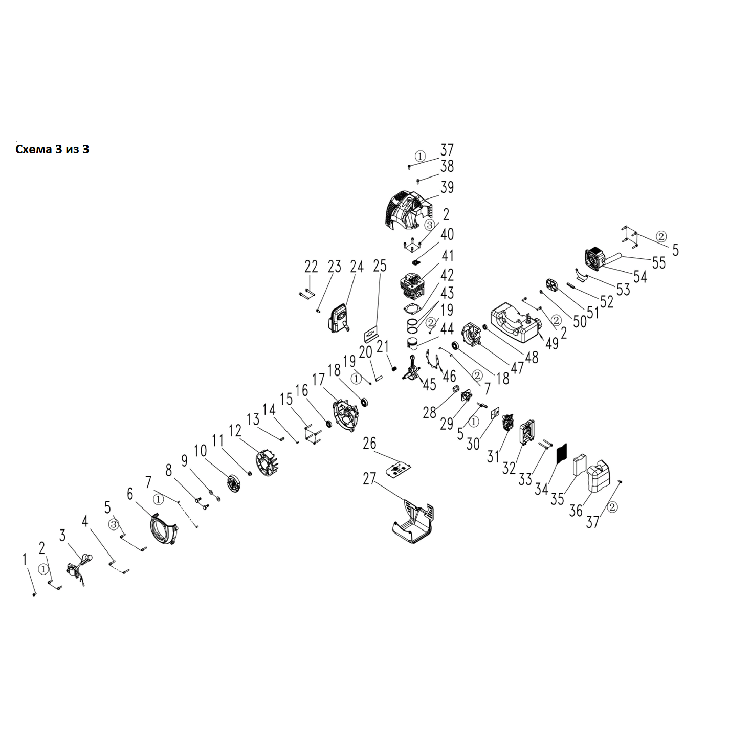 Мотобур (бензобур) МБ1-200