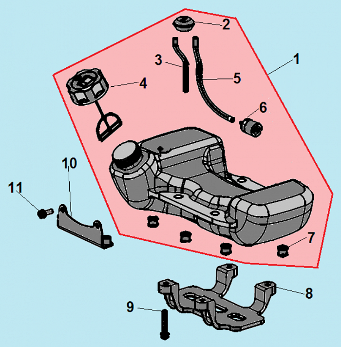 6 БАК ТРИММЕР CHAMPION Т523-2