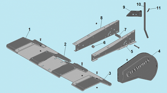 3 РАМА КУЛЬТИВАТОР CHAMPION ВC7712