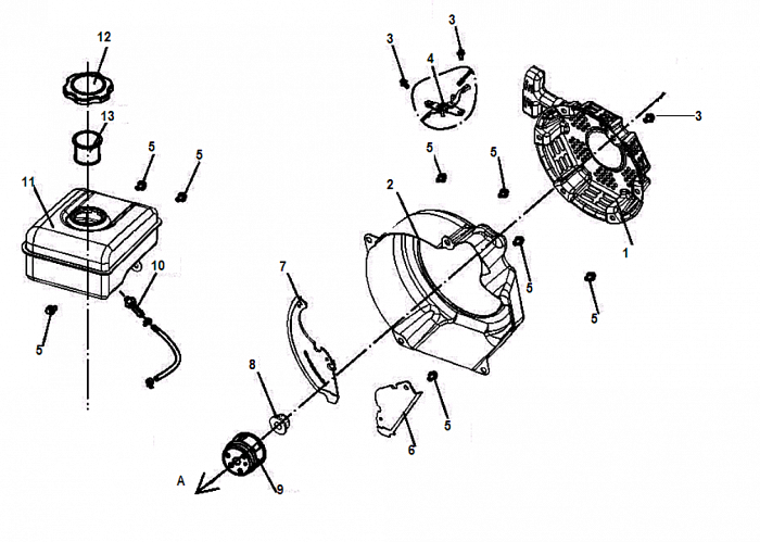 2 СТАРТЕР МОТОПОМПА CHAMPION GP40