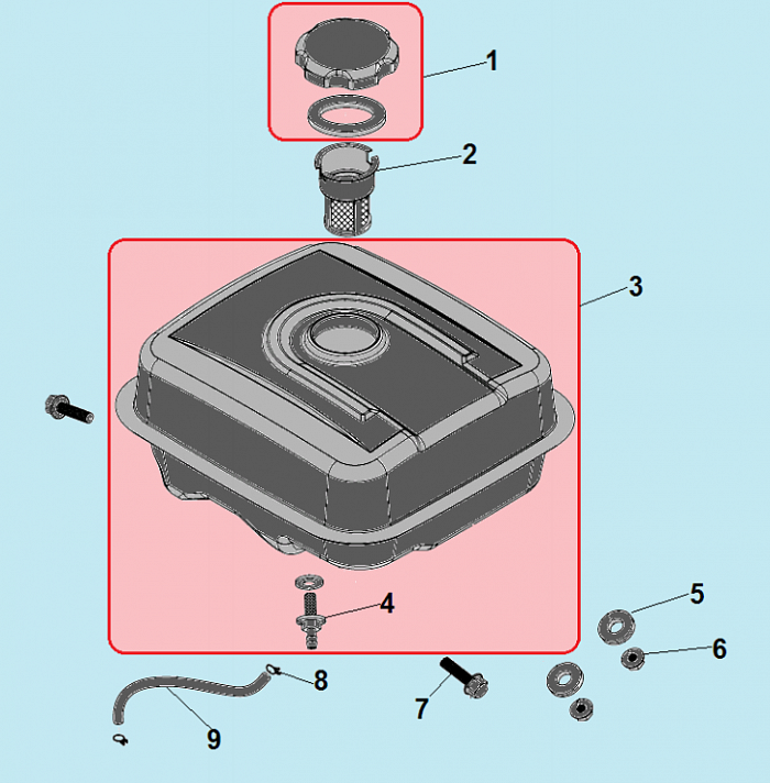 12 БАК МОТОПОМПА CHAMPION GTP80H